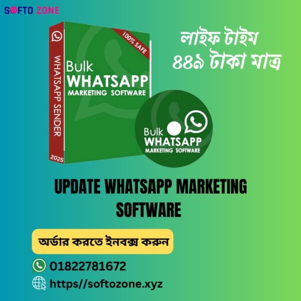 Whatsapp Marketing Software Update Varson+50k active BD Whatsapp Number List